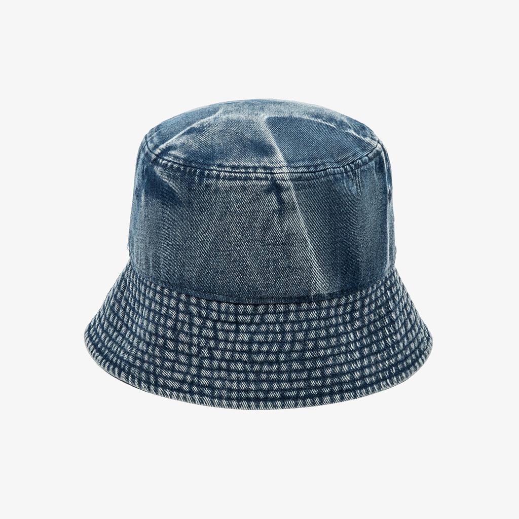 NEW ERA Embossed Denim Line Sailor Brim Bucket Hat Indigo 14561804