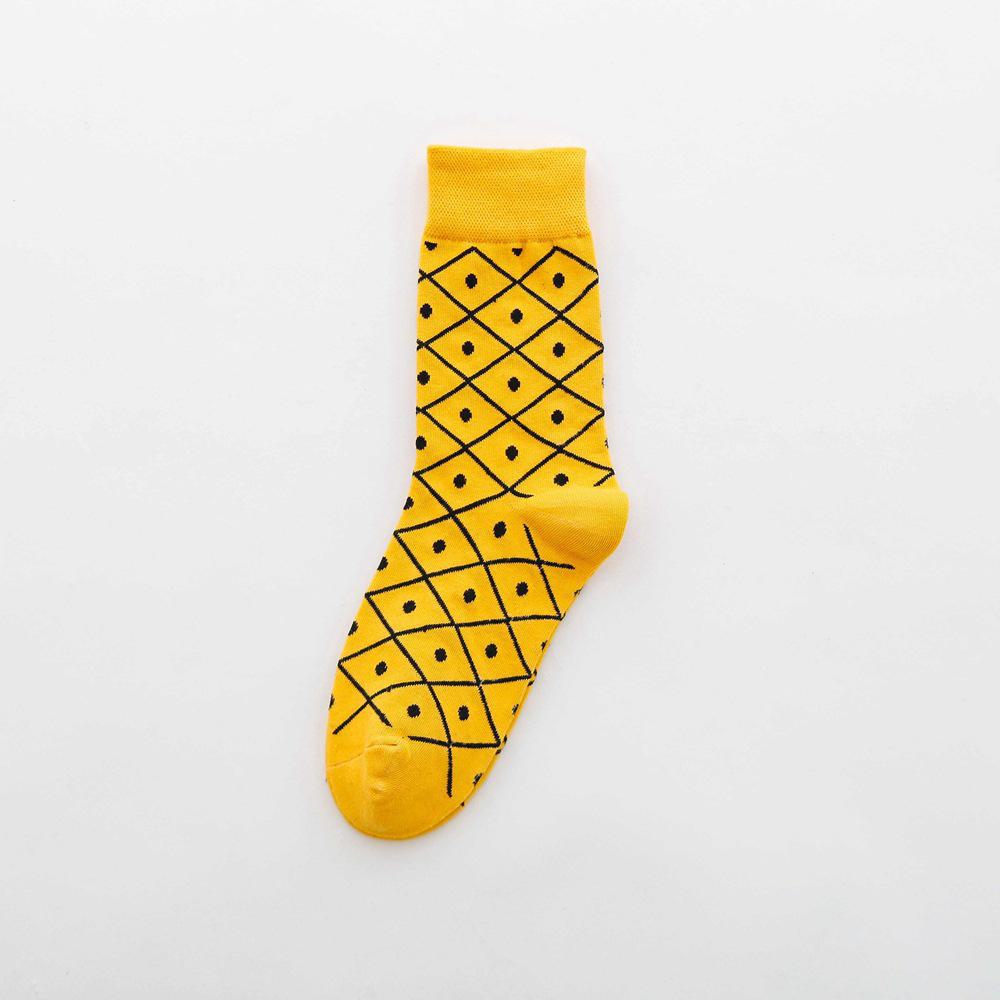 2023 Damen Mid-Tube Fruit Print Baumwollsocken für Frühling und Herbst