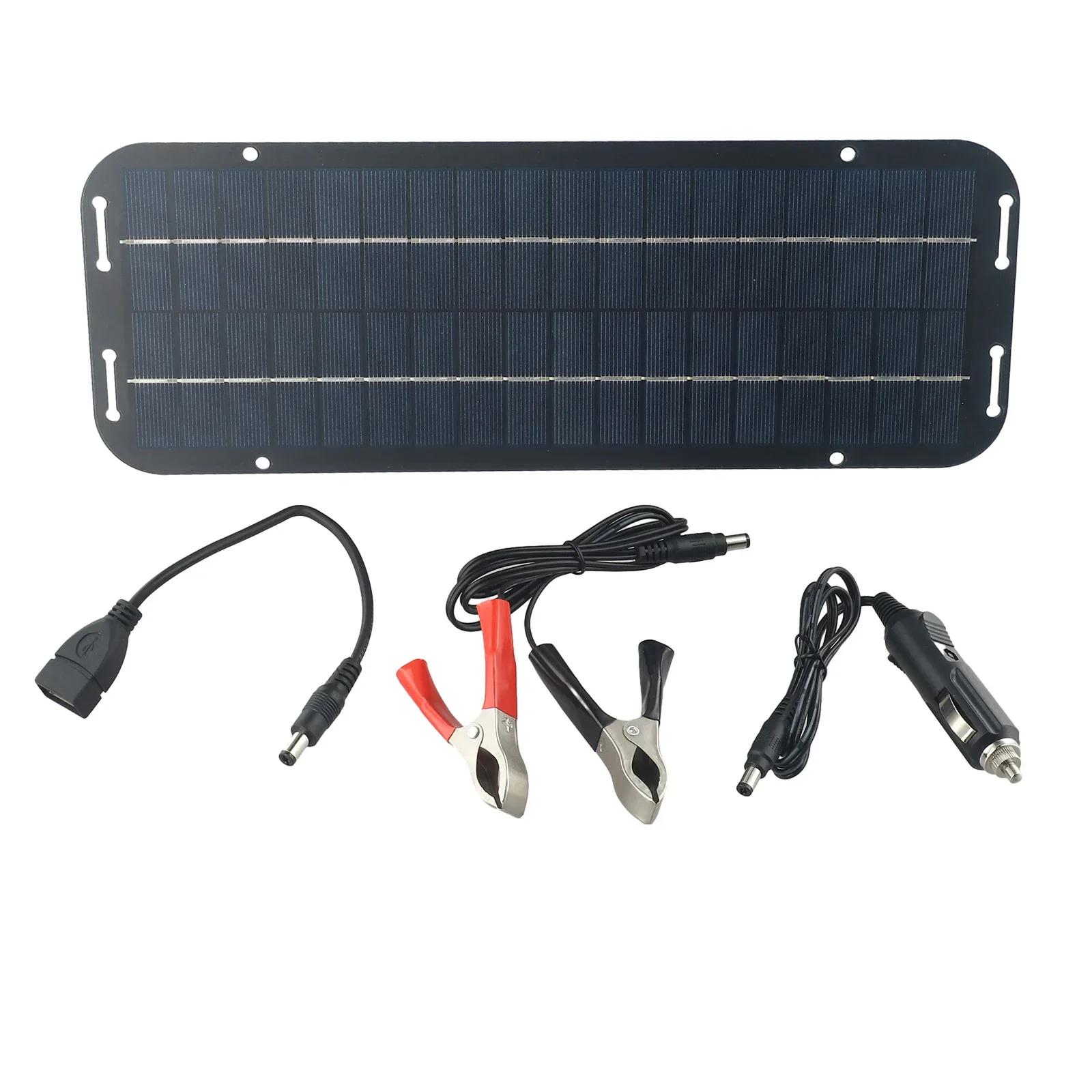 

ATV Motorcycle Scooter 10W Solar Powered 12V Lead Acid Battery Maintainer Trickle Charger for Cars RV Caravan Boat Battery