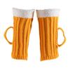 Beer Socks Chunky Yarn 3D Beer Mug Knit Socks Autumn Winter Warm Acrylic Mid-Calf Floor Socks for Women Men Christmas Gift