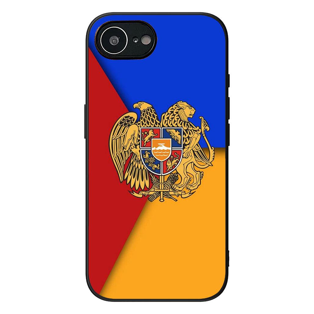 

Armenians Flag Armenia Phone Cover for Apple iPhone 16 17 Air 14 15 Pro Max Plus 16+ 16E 14+ ProMax Protective Case iPhone17 Pro Max