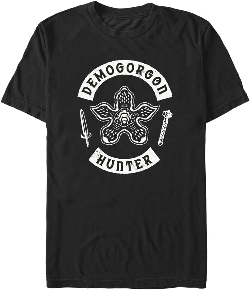 Stranger Things Men s Demogorgon Hunter T-Shirt 4XL
