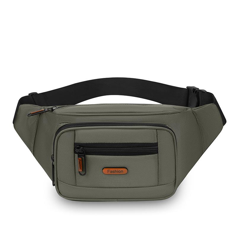 Waist Bag Men's Lightweight Chest Bag Oxford Shoulder Crossbody Bag