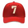 One Top Unisexs and Womens Same Style Number  Printed Spring and Summer Sunshade Net Hat Fashionable Sandwich Baseball Cap