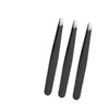 High-Precision Slim Waist Champagne Gold Eyebrow Tweezers for Trimming and Plucking