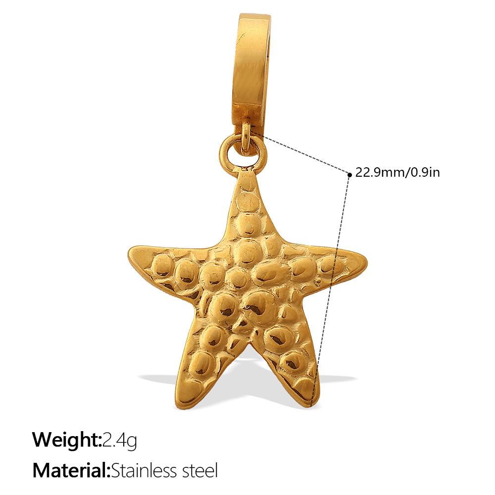 French Retro Seaside Vacation DIY Marine Life Bikini Pendant, 18K Gold-plated Versatile Accessories 2026