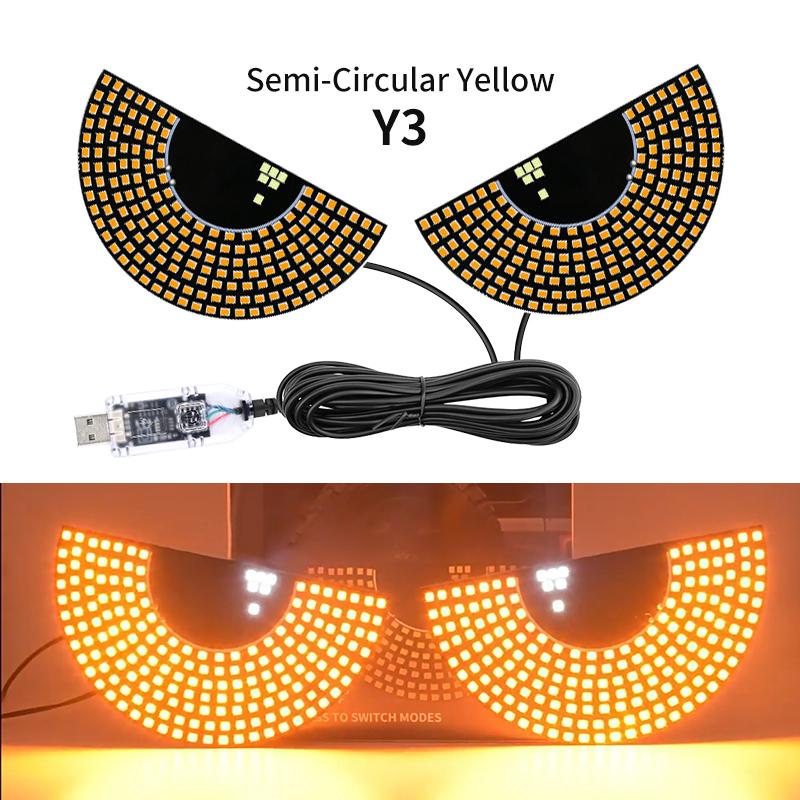 Flexible Led Windshield Display for Cars with Animated Blinking Demon Eyesgeneral Motors Front and Rear Windshield Dynamic Light