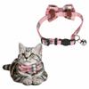 Adjustable Cat Collar Bowknot Bowtie Collar Cute Kitten Collar  Kitty