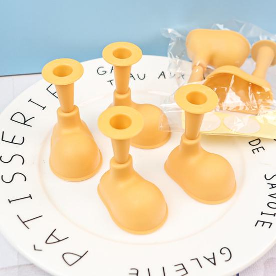 2/4Pcs Pen Holder Tripod Foot Design PP Material DIY Decoration Desktop Pen Holder Rack Cosmetic Storage Box Stand