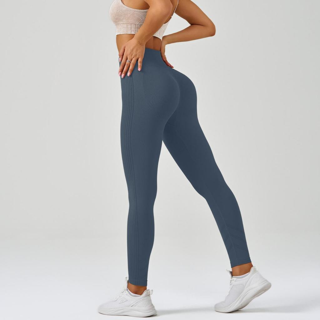 Seamless High-Waist Hip-Lift Sports Leggings