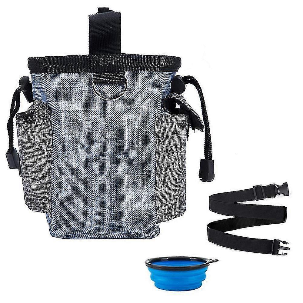 Training Bag, Suitable For Small To Large Dogs, 1 Pancake Blue