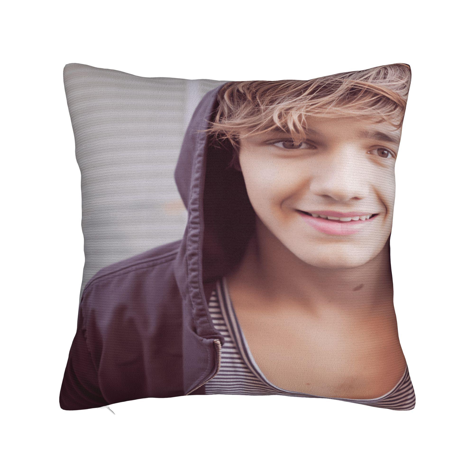 

L-Liam Payne Singer Pillow Case Soft Pillow Cover For Sofa Home Decoration Novelty Pillowcases 12x12Inch