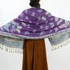 New retro tassel long shawl travel out long scarf scarf women's autumn and winter fashion scarf