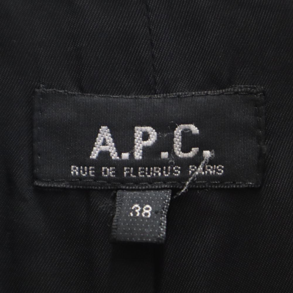 A.P.C. 90s Made In Ukraine Wool Coat 38 Black Women Used