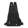 Schoolbag Multifunctional Backpack Men's and Women's Breast Bag Lightweight Crossbody Bag Leisure Sports Commuter Multipurpose Small Backpack Tide