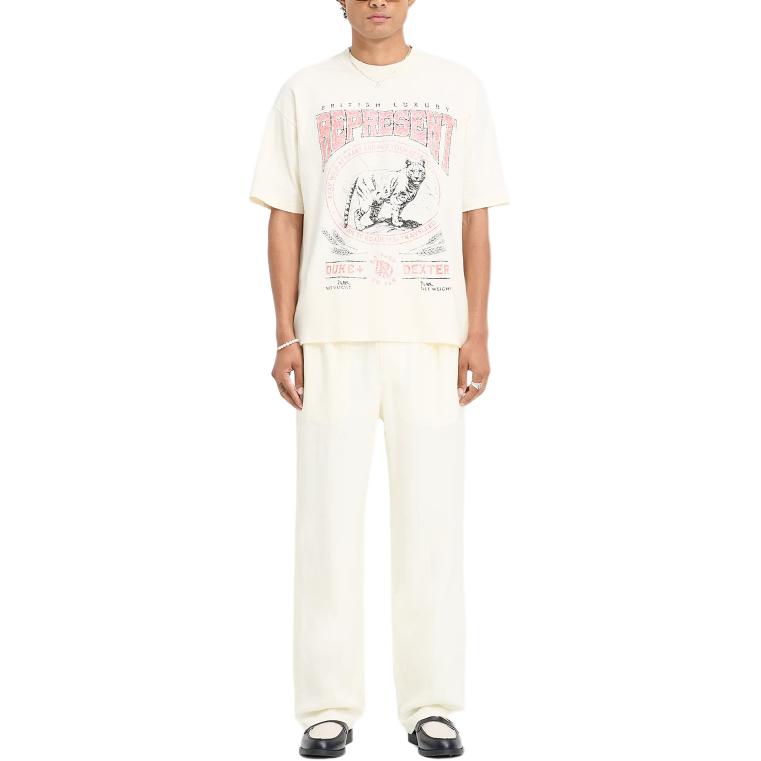 REPRESENT x DUKE DEXTER FW24 T Shirt Men's Ecru MLM4392-299