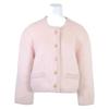 Celine Domestic Regular 23AW 2A43Y270R Chasseur Jacket Brushed Mohair Knit Jacket M Pale pinkUsed