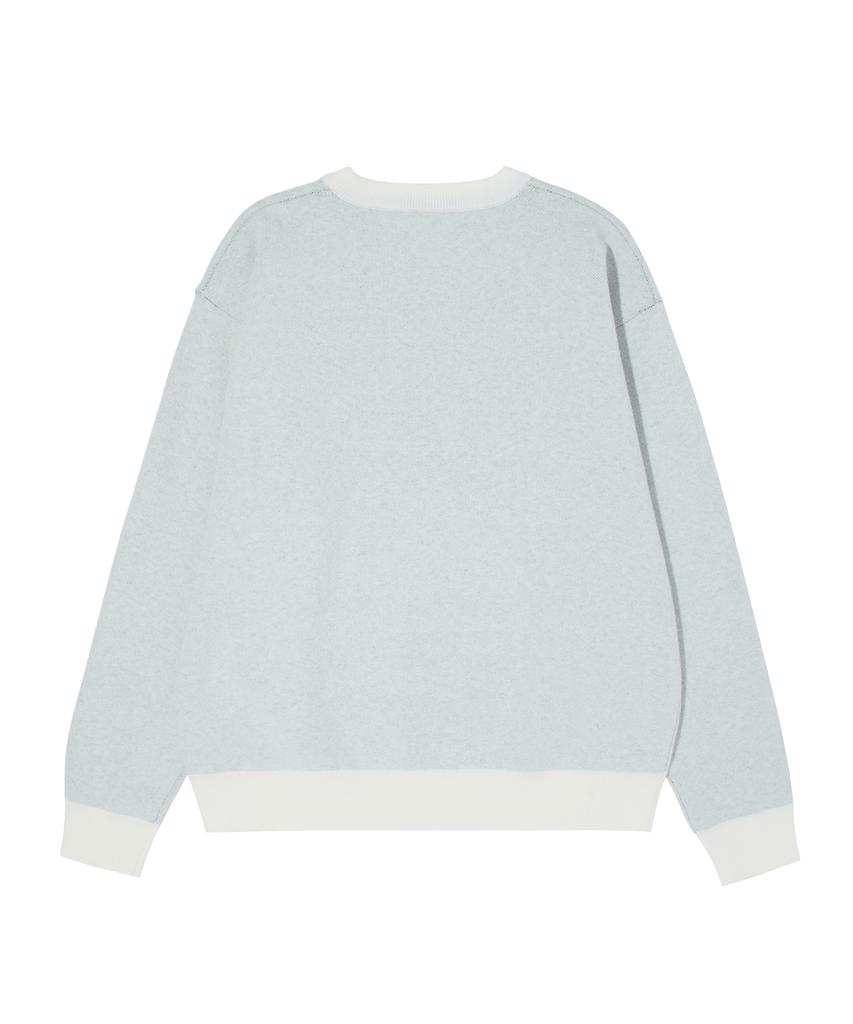 LMR Shangyongi Character Jacquard Crew Knit Ivory