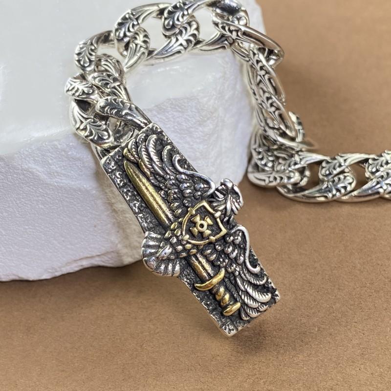 Nouveau Bracelet Aigle Style Européen et Américain Créatif pour Homme Bracelet Tendance et Puissant