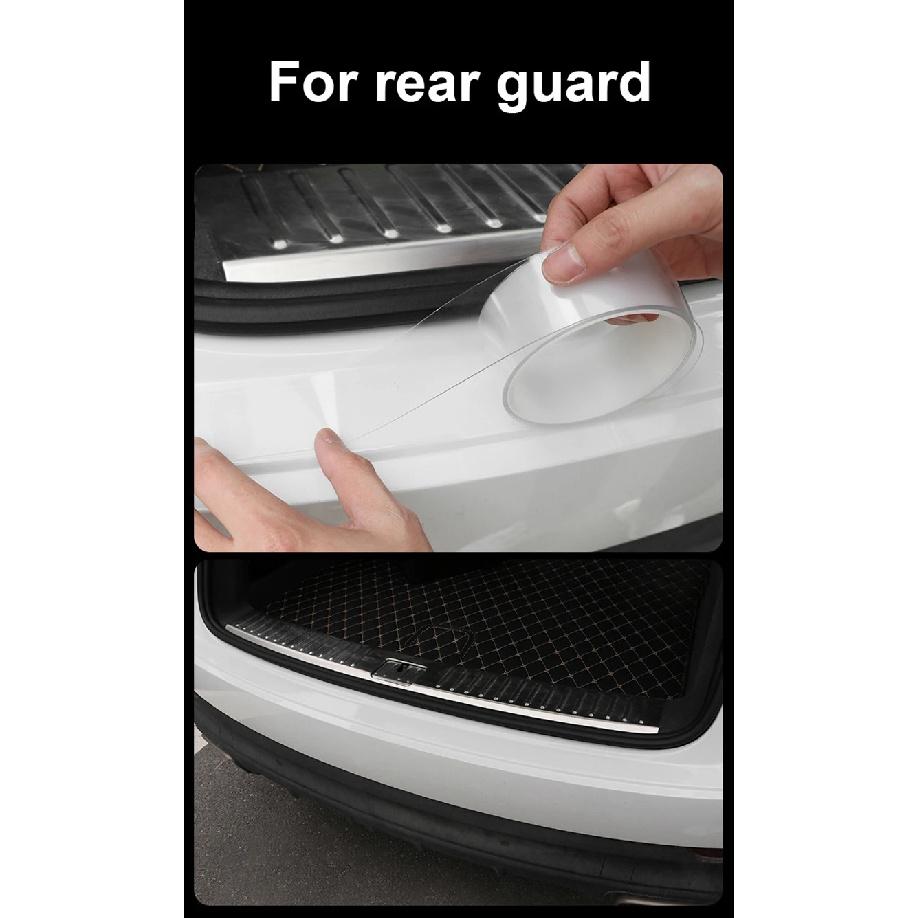 Car Door Protector Stickers Transparent Car Door Threshold Film Anti Scratch Door Edge Bumper Protector Sticker Car Decoration