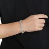 Hip Hop 8-Shape Thorn Cross Bracelet Cuban Chain Men's Zircon Personalized Trendy Jewelry