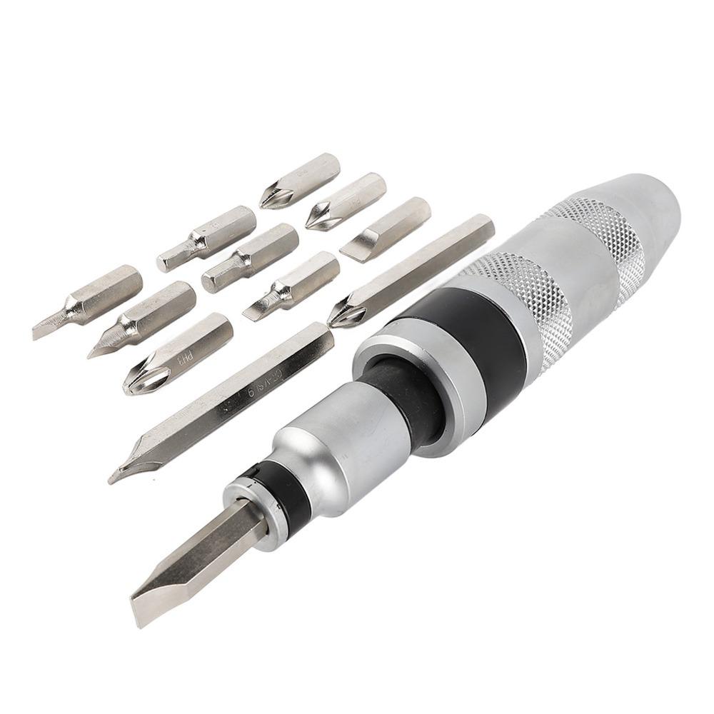 13pcs Storage Case Included Impact Screwdriver Kit Drive Impact Screwdriver For Tighten Fasteners