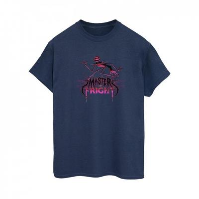 The Nightmare Before Christmas Camiseta Boyfriend de Algodão Master Fright Feminina/Senhora