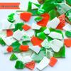 Scaglie di Mica di Vetro Frantumato Multicolore Fatte a Mano per Decorazione Inlay Mosaico Fai da Te