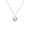 Official Eternal Silver Necklace with Jewelry Drop Aquamarine Elegant Anniversary Gift for 111424121810 4.C. Case, Design, Women,