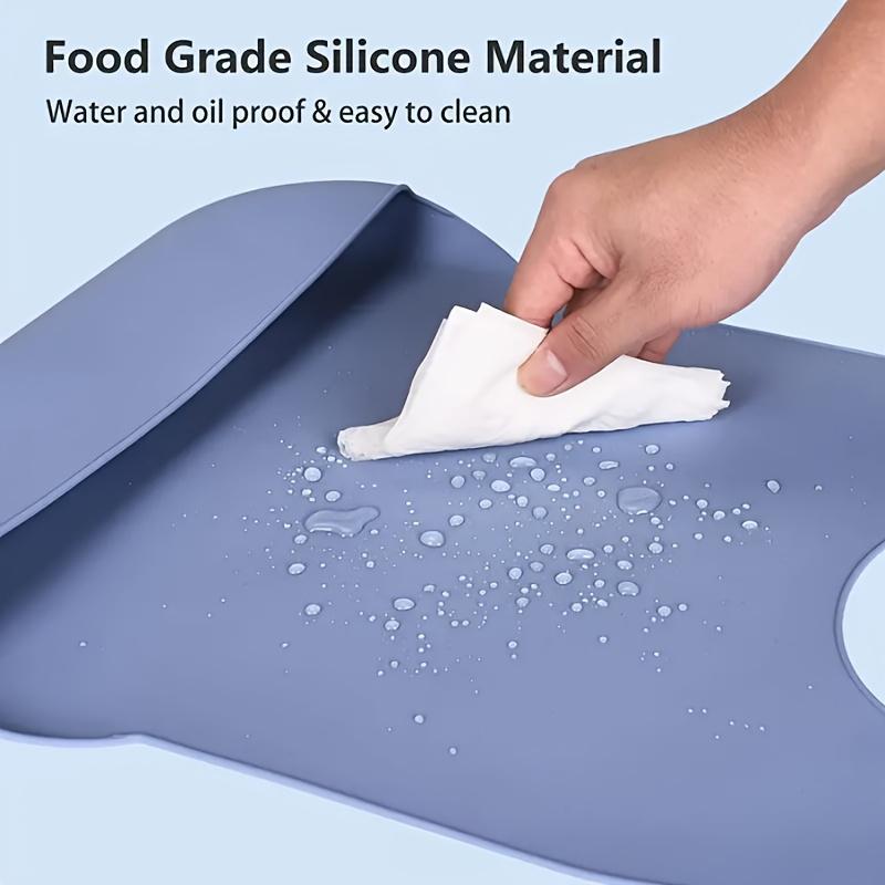 Large Adult Silicone Bibs, Elderly Food Bibs, Waterproof Three-dimensional Food Bibs, Silicone Food Bibs