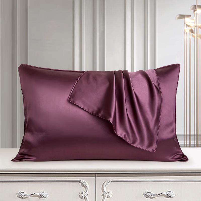 30 Momme Mulberry Silk Pillowcase for Smooth Hair (Double-Sided, Latex Core)
