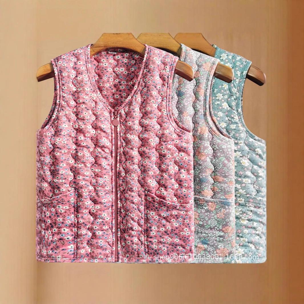 

Осень и зима короткий пуховый хлопковый жилет женский новый свободный и тонкий жилет жилет жилет универсальная куртка тренд 2XL [recommended 80--55kg]