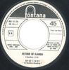 7inch Record UPSETTERS  Return Of Django 268131TF Fontana 1969 Italy Reggae Ska  Dub Used