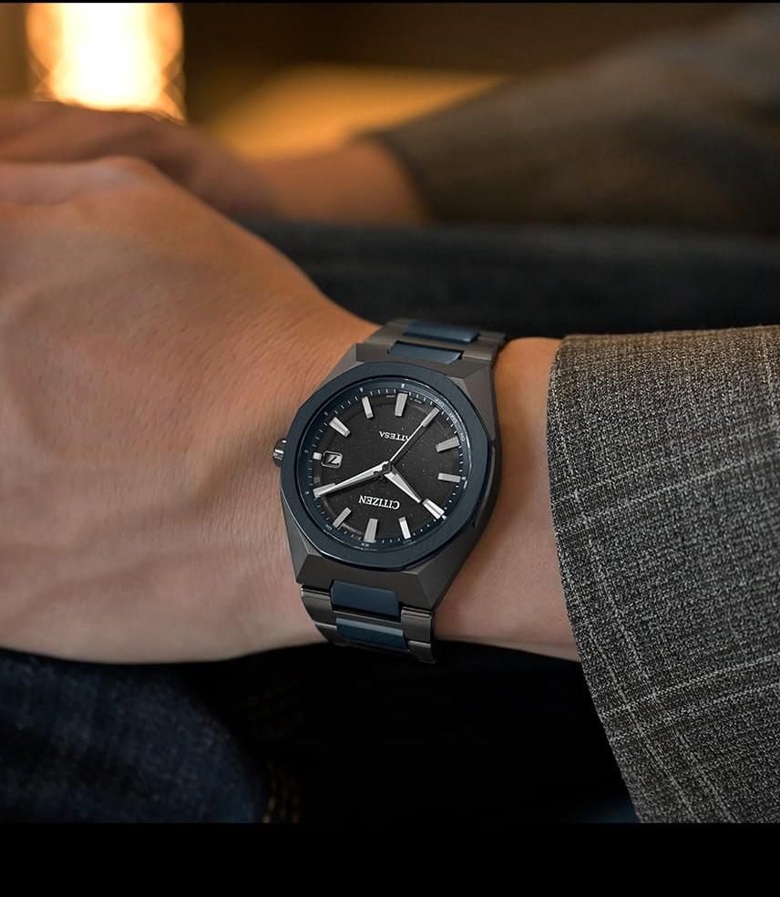 Citizen ATTESA Radiostyrt Blå Univers Super Titanium Herreklokke CB3046-76E