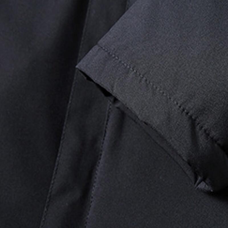 ROMON Men's Hooded Fleece-Lined Warm Jacket