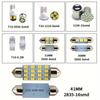 42Pcs LED Car Interior Lights T10 6000K SMD LED Xenon White Interior Light Bulbs Replacement License Plate Reading Light Bulb