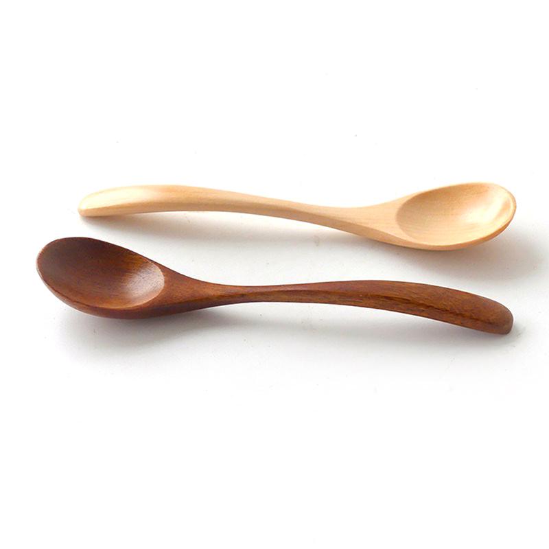 Dřevěná medová lžička Kávová lžička Zmrzlina Candy Lžička Lžíce rýže