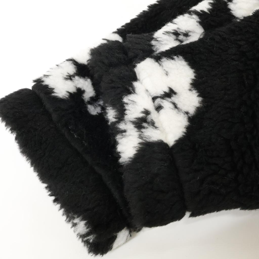 Saint Michael ×Denim Tears SM-YS1-0000-C51 Black Boa Coat Coat M blackUsed