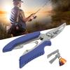 Stainless Steel Fishing Pliers Curved Mouth Lure Wire Cutter Multifunction Lure Pliers for Outdoor Fishing