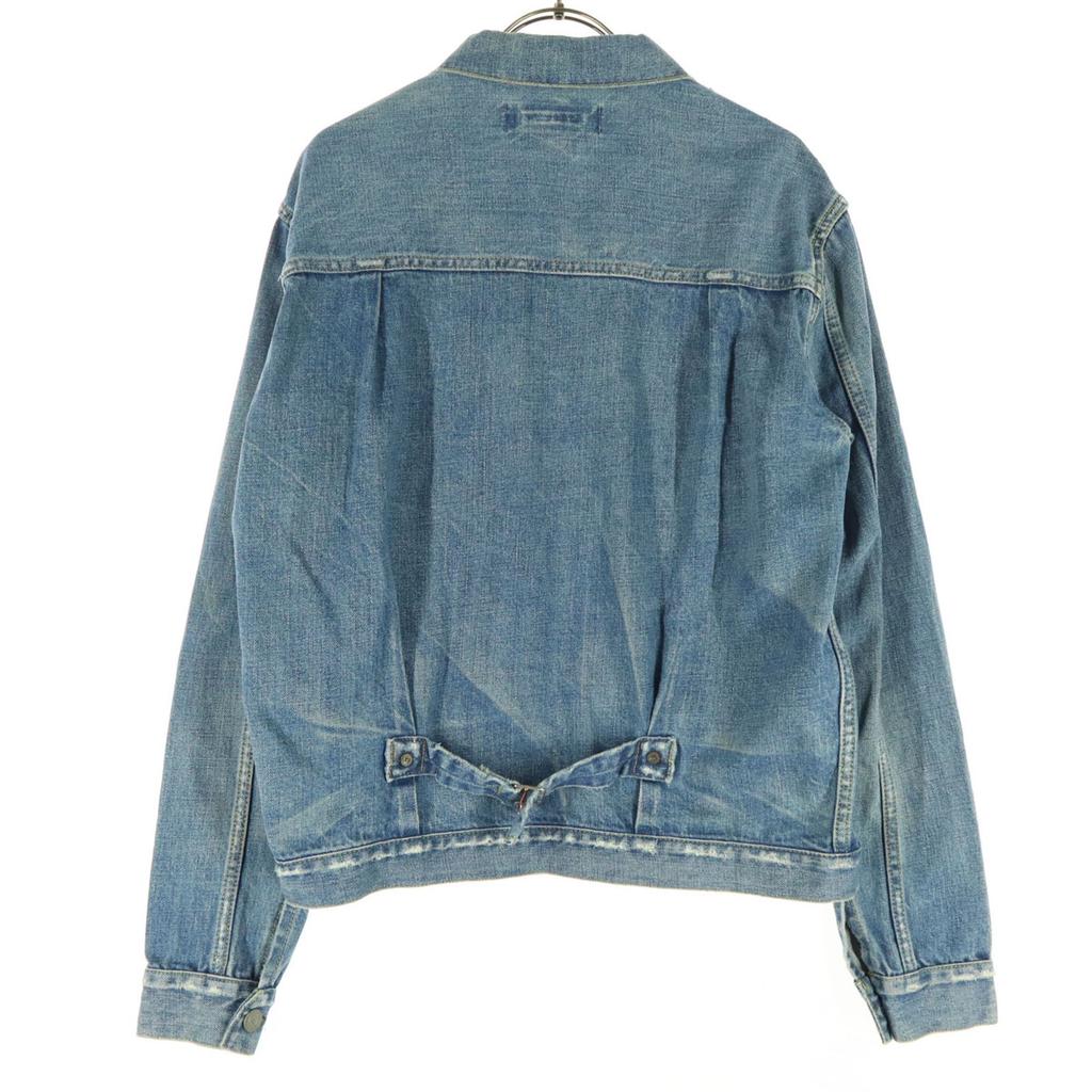 REMI RELIEF Made in Japan Cotton Long sleeve Tracker Denim Jacket M Blue Women Used