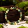 Festive Gifts Green Aventurine Prehnite Citrine Beaded Bracelet Fresh Fashion Jewelry For Women Daily Wear Gift