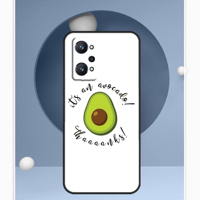 Funny Avocado Quotes For Realme C55 C33 C30 C21Y 10 Pro Plus GT Neo 5 3 3T Case For OnePlus 11 10 Pro Nord 2 2T