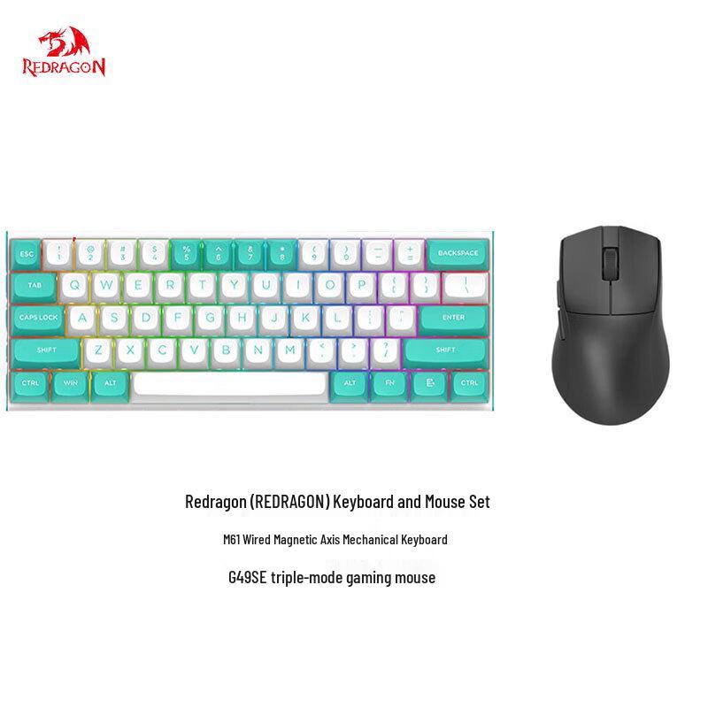 Redragon Magnetic Switch Mechanical Keyboard & G49 SE Gaming Mouse Combo