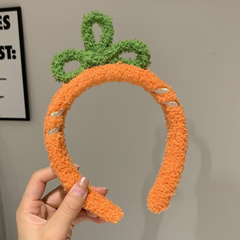 

Милые повязки на голову Стиль Мультяшный Трава И Морковь Женские Аксессуары для волос Carrots