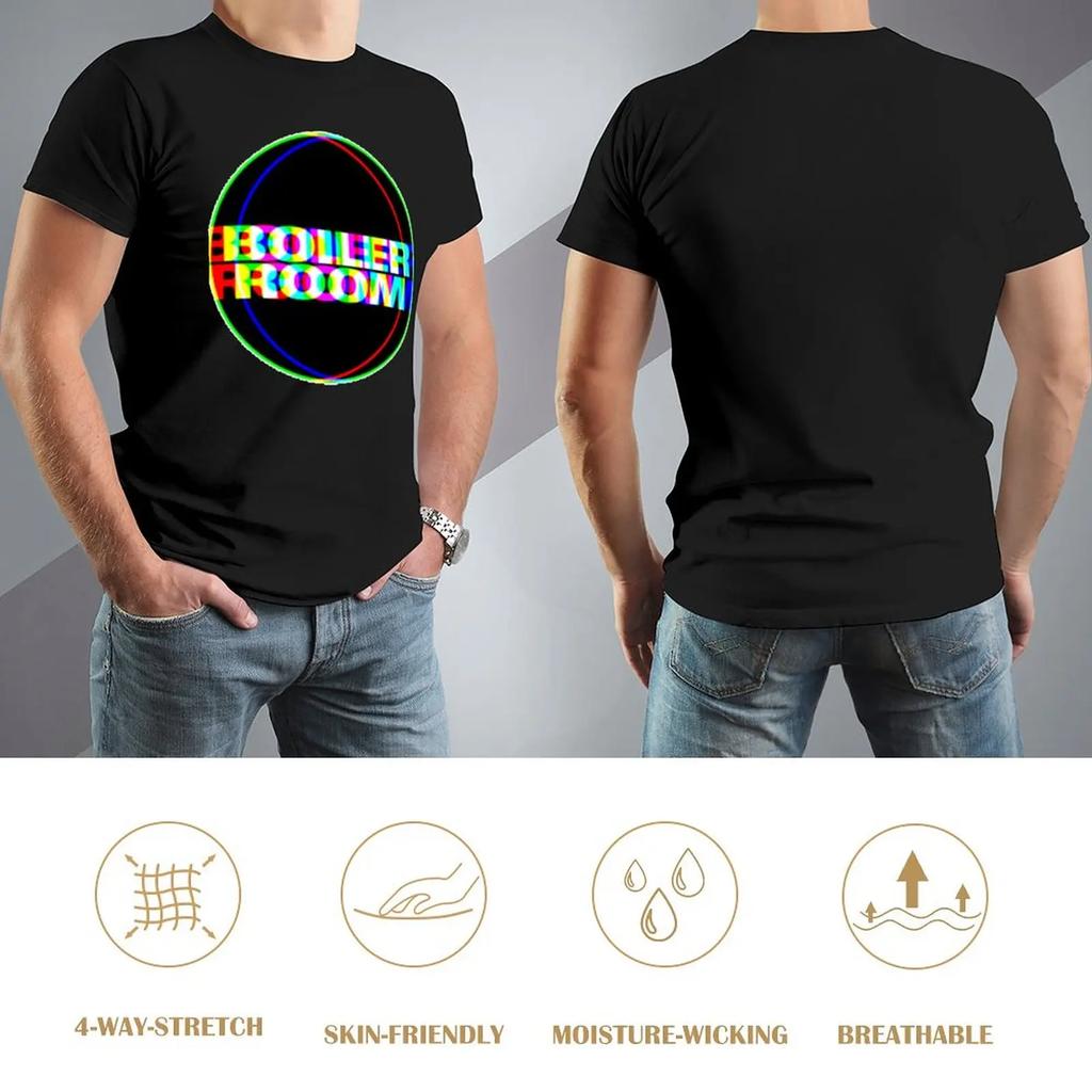 Boiler Room Color Glitch I T-Shirt Aesthetic clothing quick drying shirt cute tops mens graphic t-shirts big and tall
