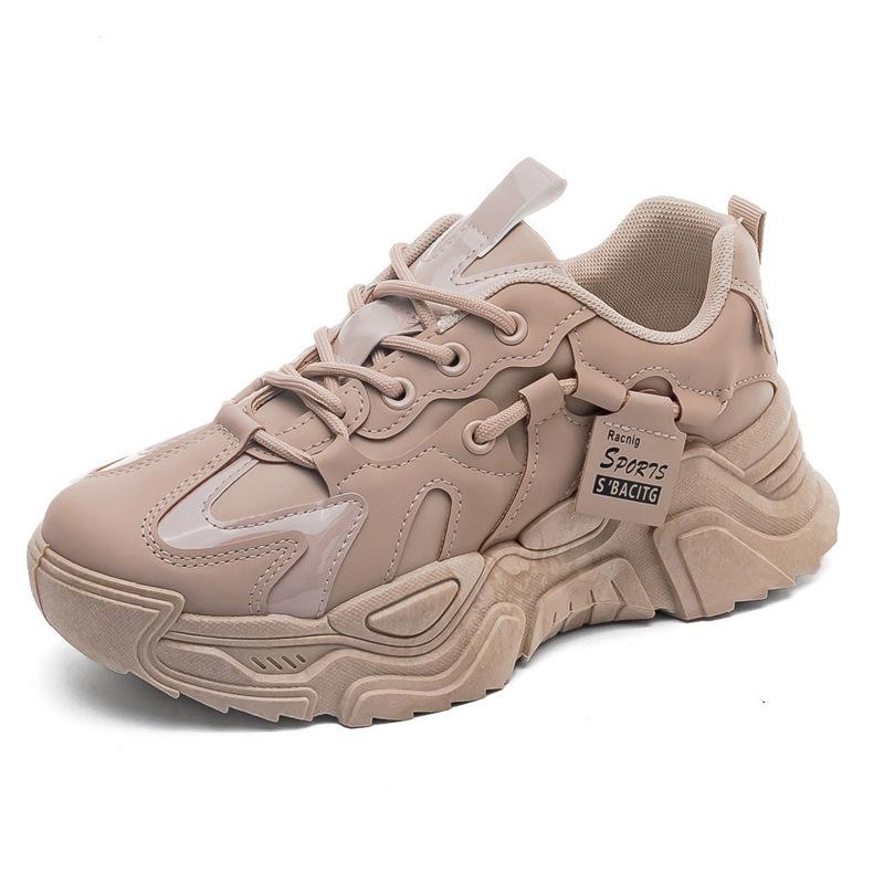 2026 New Versatile Daddy Shoes Women's Thick-soled Heightening Sports Students