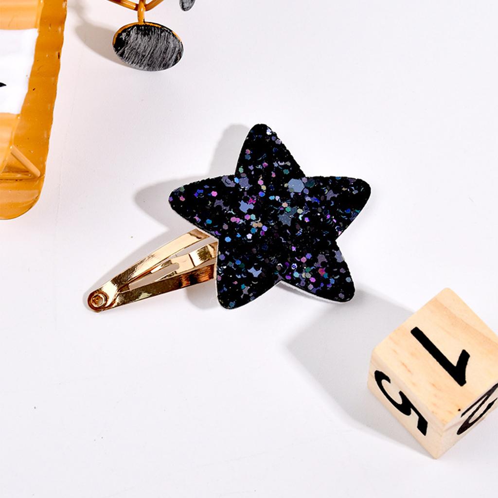 Girls Hair Clip Glitter Women Kid Hairgrips Adorkable Headdress Barrettes Glitter Shape Sweet 2000s Girls Hairpins