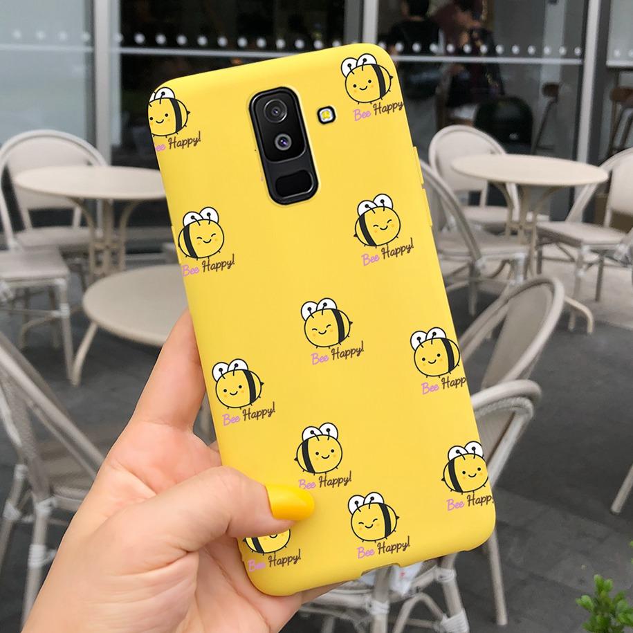 For Samsung A6 Plus 2018 Case Original Butterfly Silicone Funda Soft Protective Cover For Samsung Galaxy A6 2018 A6+ A6Plus Capa