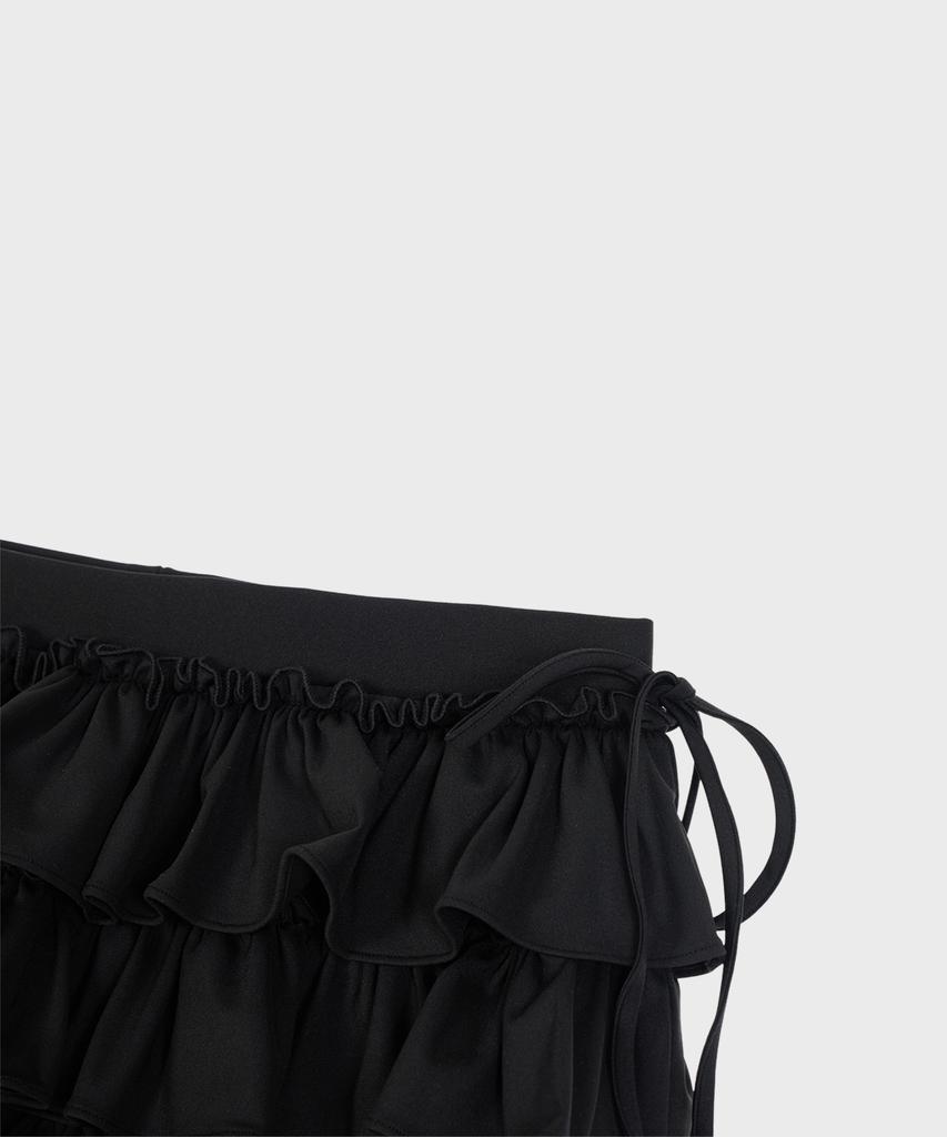 Alkialka Ballet Layered Skort (Black)