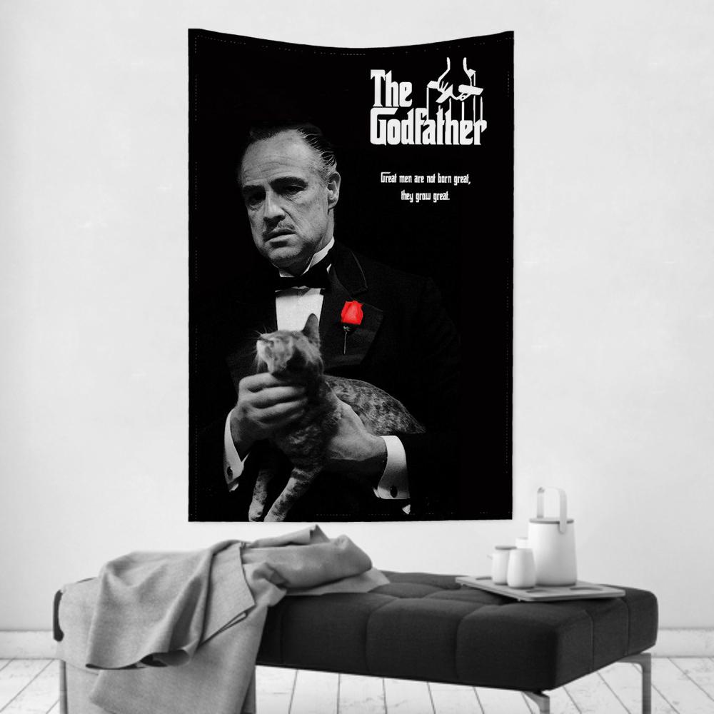 Classic US Gangster Movies The Tapestry Room Decor Wall GGodfather Cloth Party Hanging Background Room Decor Baby Room